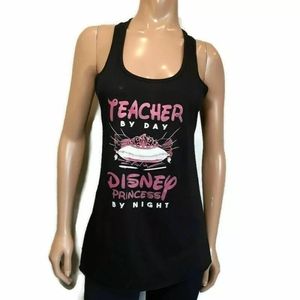Gently used Teacher Disney Princess Night Racerback Tank Top